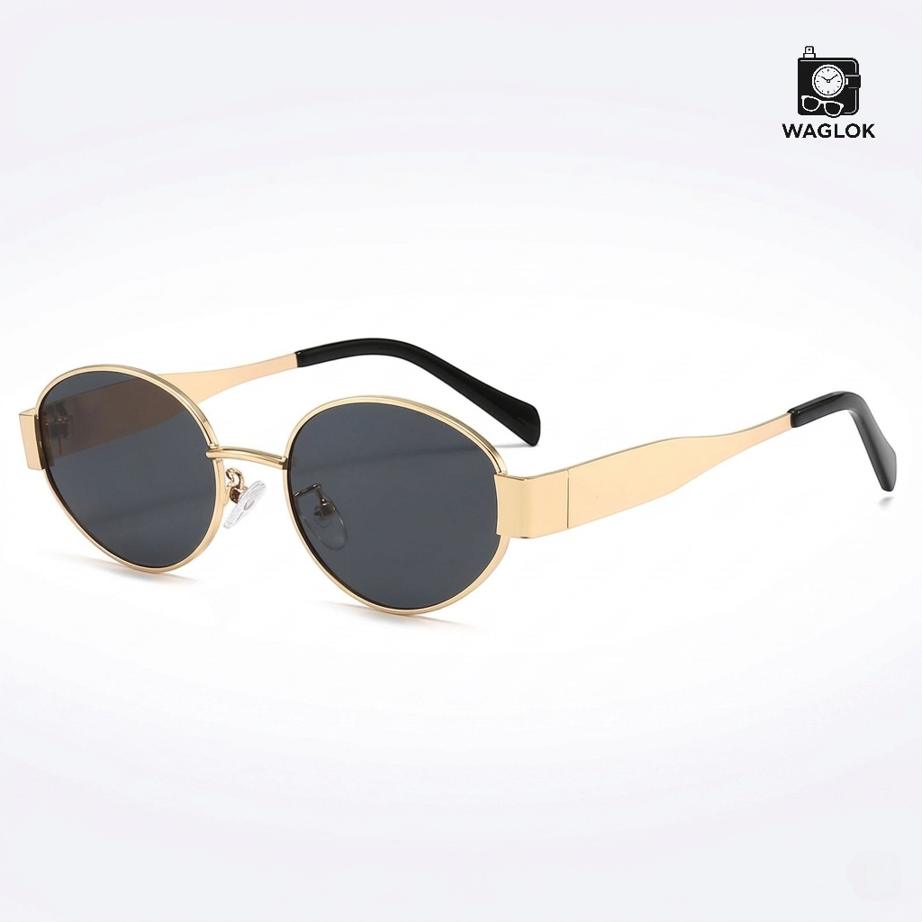 Golden Oval Shades
