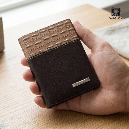 Balebaily Croc Texture Wallet
