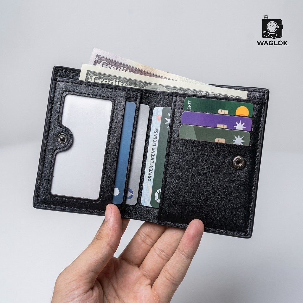 Balebaily Square Pattern Wallet