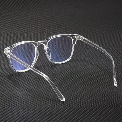 Transparent UV400 Blue Light Blocking Glasses with Box