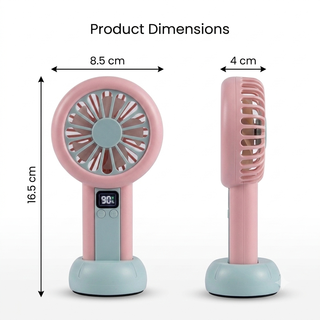 Smart LED Mini Fan