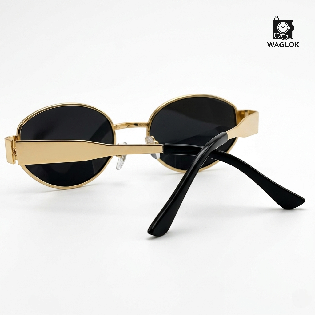 Golden Oval Shades