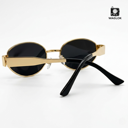 Golden Oval Shades