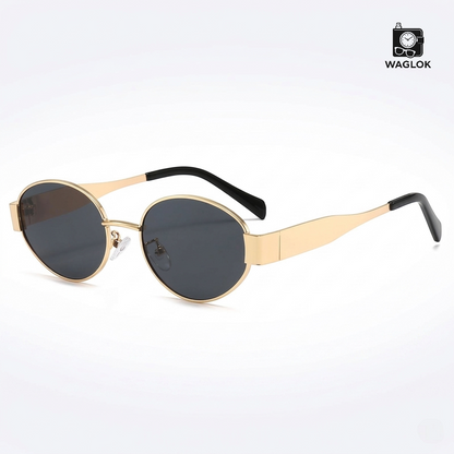 Golden Oval Shades