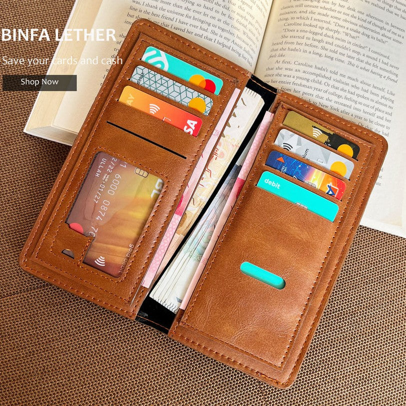 Long Bifold Wallet